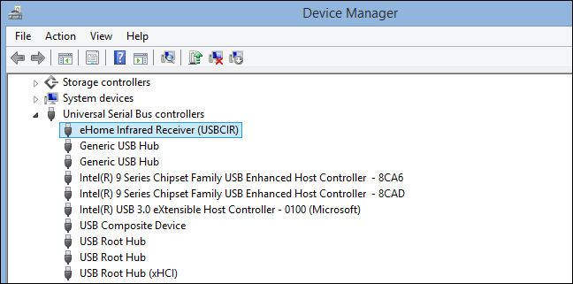 ehome infrared receiver driver download